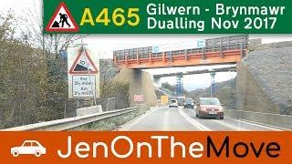 Dualling the A465 through the Clydach Gorge - November 2017 (Gilwern - Brynmawr)