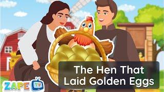 The Hen That Laid Golden Eggs | Moral Story in English | Zape TV | Kids Stories