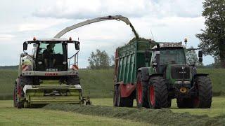 2. Schnitt häckseln mit Claas Jaguar 950 & Fendt 924,718 & Claas Axion 850 (Sound)