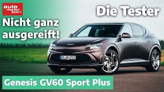 Genesis GV60 Sport Plus: Power-Stromer mit Ecken und Kanten - Test | auto motor und sport