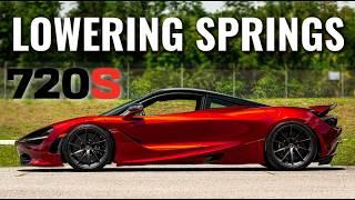 Mclaren 720s Lowering Springs INSTALL! (Before, After) | Velocity AP