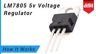 LM7805 5v Voltage Regulator -  How It Works