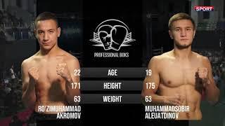 7 Akramov Ruzimukhammad (Uz) vs Aleuatdinov Mukhammadsobir (Uz) BUKA BOXING EVENT II 05.08.2023