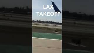 Taking off out of LAX