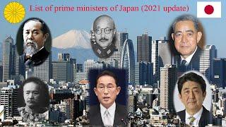 List of prime ministers of Japan (2021 update)