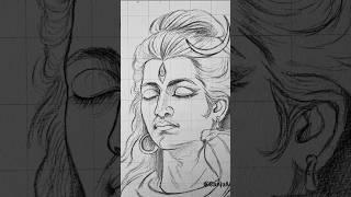 Lord Shiva Drawing, #shorts #drawing #shiv #shiva