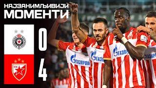 Partizan - Crvena zvezda 0:4, highlights