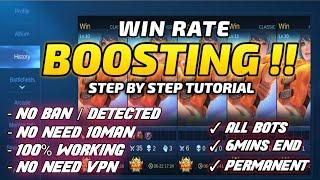 WIN RATE BOOSTING 100% LEGIT USING PARALLEL SPACE | STEP BY STEP TUTORIAL | MLBB