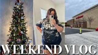 EP. 113 | SETTLING IN + TARGET RUN + CLEAN WITH ME + CHRISTMAS DECOR | WEEKEND IN MY LIFE IN ATLANTA