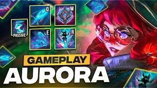 GAMEPLAY AURORA, LE CHAMPION ME DONNE MAL À LA TÊTE MDR (Votre avis?)