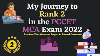 How I Secured Rank 2 in the Karnataka PGCET-MCA Exam 2022: Preparation Strategy and Exam Experience