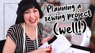 A look into what REALLY goes into planning and preparing a sewing project, to speed up your sewing!