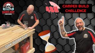 48 Hour Full Camper Build Challenge Announcement & Fitting Oak Worktops in a Campervan