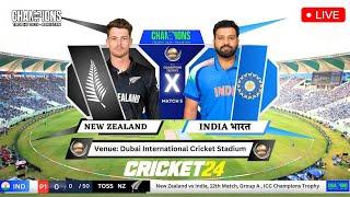 LIVE- INDIA vs NEW ZEALANDCHAMPIONS TROPHY 2025IND vs NZCRICKET24 GAMEPLAYLIVE MATCH STREAMING