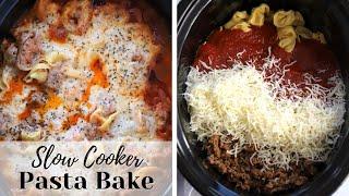 Slow CookerTortellini Pasta Bake | The Carefree Kitchen