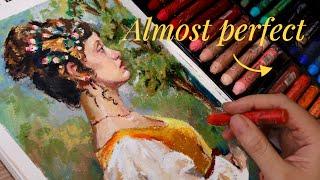 Paul Rubens Haiya Oil Pastels Review + demo