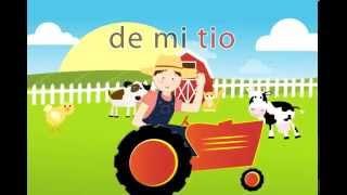    Granja de mi Tio - Spanish Songs for kids with lyrics Canciones español niños Miss Rosi