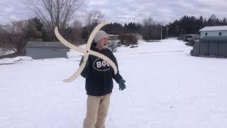 Oversized Shuriken Returning Boomerang Naruto