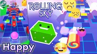 [1% HAPPINESS 99% SADNESS ] Rolling Sky - Happy