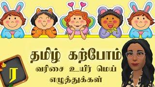 ர-ரா-ரி-ரீ-வரிசை சொற்கள் Learn Tamil uir mei Letters  tamil through english  உயிர் மெய் எழுத்துக்கள்