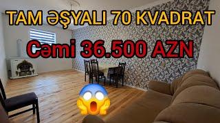 ŞOK️CƏMİ 36.500 AZN️TAM ƏŞYALI 70 KVADRAT EV                                       @elnurgadirov