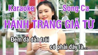 Hành Trang Giã Từ Karaoke  Nhạc Sống Hay Song Ca (Rê Trưởng) ► Karaoke Lê Thiết