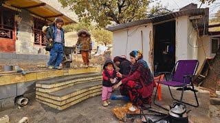 Rahela’s Traditional Bread Baking & Sajjad Builds the Wall of a Nomadic Building**