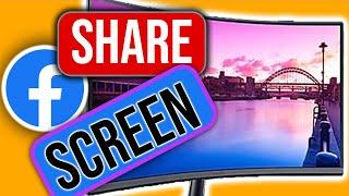 How To SHARE Your SCREEN On FACEBOOK Live Using OBS Studio | VERY EASY