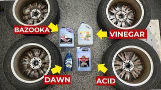 Pro Wheel Cleaners vs Dawn vs Vinegar