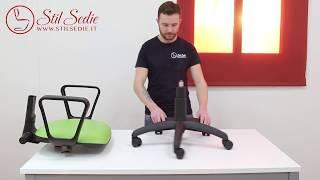 Girevole Guida al montaggio della sedia Stil Sedie Chair Assembly Guide - Made in Italy