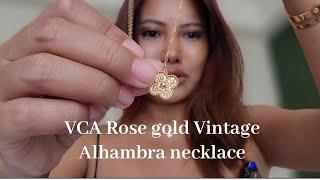 VCA vintage Alhambra necklace | Jewelry review