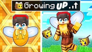 GROWING UP as a BEE in Minecraft!