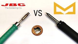 SDG #211 Testing new high thermal capacity tips on the Metcal GT120 and JBC soldering stations