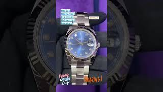 Rolex Datejust 126334g blue dial oyster