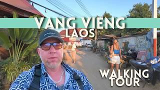 Vang Vieng Laos Tour Travel Vlog 2024 4K