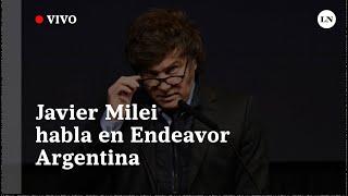 EN VIVO| Discurso del presidente Milei en Endeavor Argentina