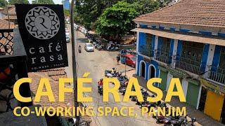 Café Rasa co-working space, Panjim, Goa, May 2023