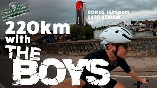 220km Henley ride with the boys | IGPSport SR30 review