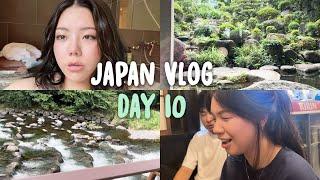 We stayed at a HOTEL WITH AN ONSEN in Hakone! | JAPAN VLOG