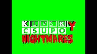 Klasky Csupo Nightmares Text (Green Screen) (Free to use)