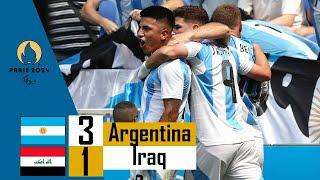 Ezequiel Fernández Goal | Argentina vs Iraq 3-1 Highlights | Olympics Games 2024