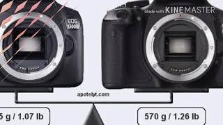 Canon EOS 1300D  VS  CANON EOS 600D