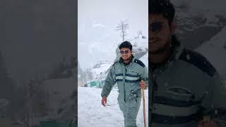 MANALI Snowfall in January Month??. #Snowfall #snow #manali