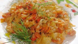 Вкуснейшее блюдо из кабачков.Это блюдо из кабачков вкуснее мяса.