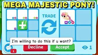 OMG! THEY WERE WILLING TO ACCEPT THIS TRADE FOR THEIR MEGA MAJESTIC PONY! + GOT A NEON KANGAROO!