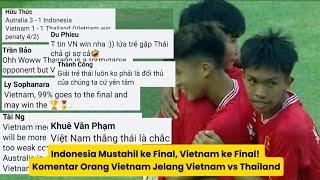 Indonesia Mustahil ke Final, Vietnam ke Final! Komentar Orang Vietnam Jelang Vietnam vs Thailand