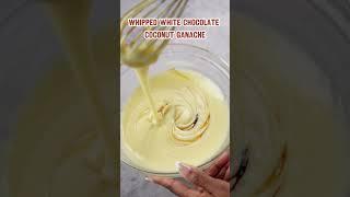 White Chocolate Coconut Ganache Recipe!