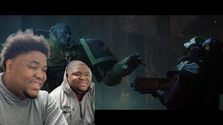 (Twins React) Pariah Nexus - Salamander Sa'kan Meets Sister of Battle | REACTION