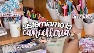 SISTEMIAMO LA SCRIVANIA+DECLUTTERING CANCELLERIA️