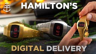 The Hamilton PSR 74 is a smaller take on the digital watch that started it all